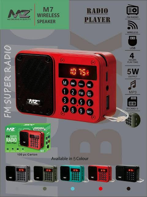 Portable Bluetooth Music Player