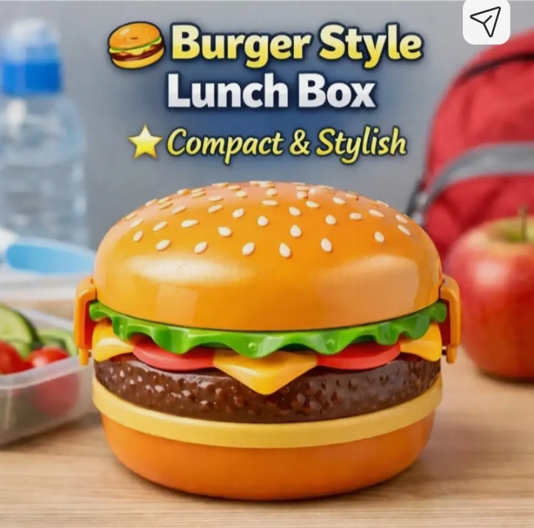 Burger Style Lunch Box