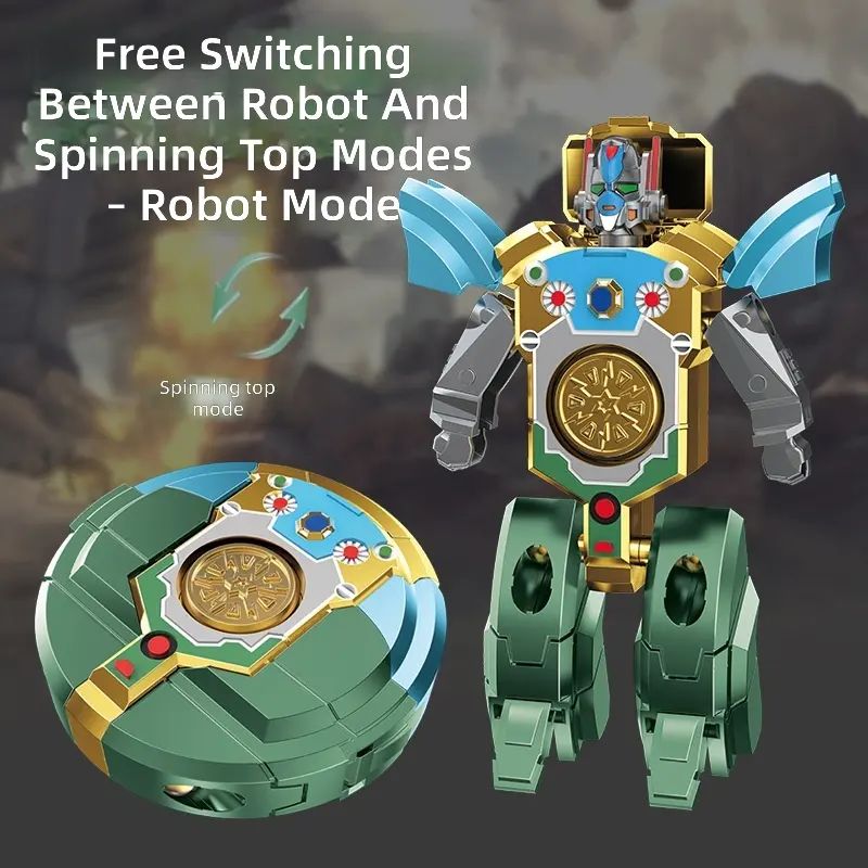 Transforming Robot Spinner Toy
